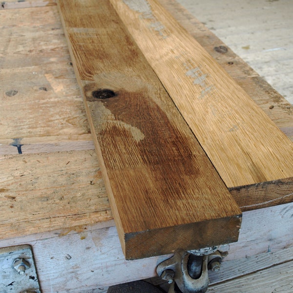 planed two by six  Reclaimed Oak Barnboards Barnwood, Rustic, Planks, DIY, (PARTIALLY PLANED)