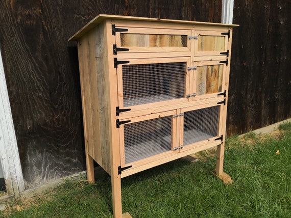 Diy wooden cheap rabbit cage
