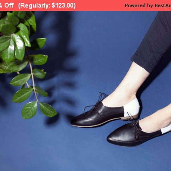 SALE - 20% Off Shoes, Leather Shoes, Handmade Shoes, Flats, Oxford Shoes, Lace-Up Shoes, Women Shoes