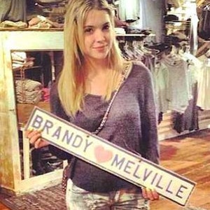 Brandy Melville Wood Sign with Heart - Original Brandy Signs - Custom Brandy Melville Signs