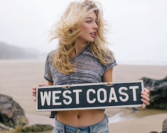 West Coast Wood Sign - Brandy Melville Custom Wooden Signage