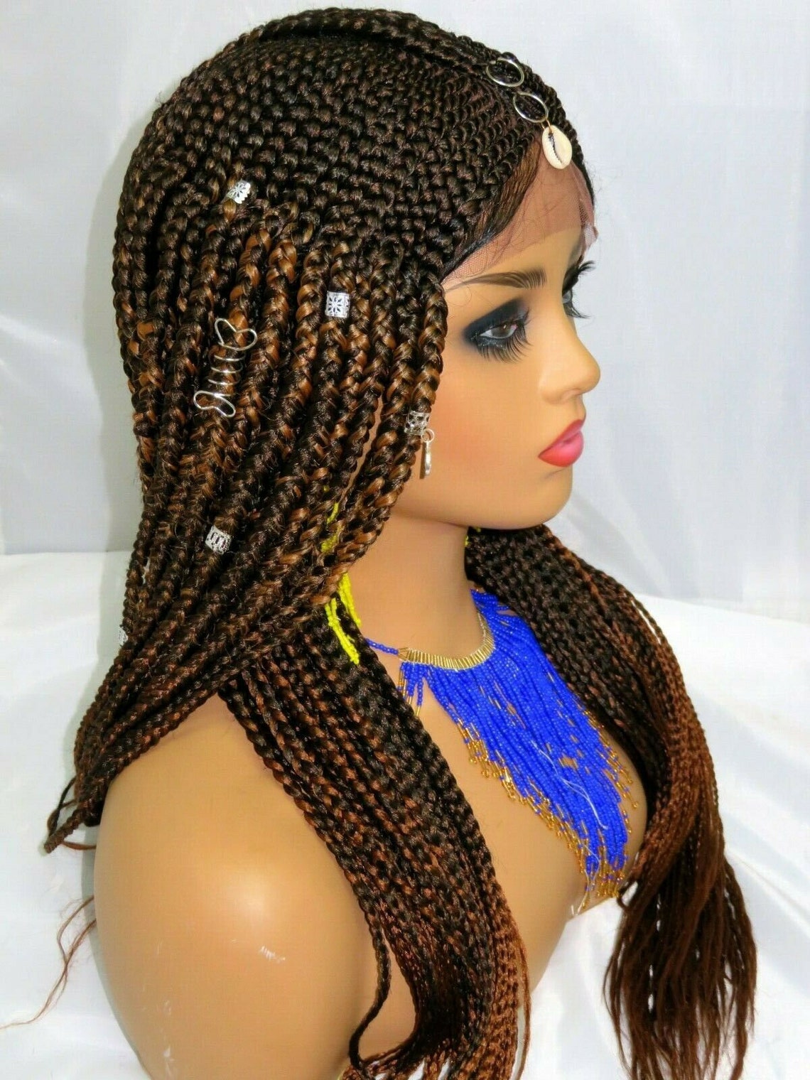 Ghana Weaving Wig Braided Wig Handmade Fulani Braids Color Etsy