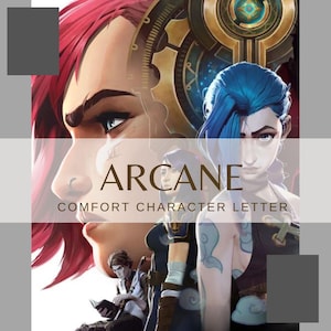 Carta personalizada do seu personagem de conforto - League of Legends: Arcane
