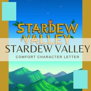 Carta personalizada de tu personaje de confort - Stardew Valley