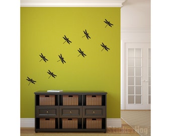 Dragonfly Vinyl Wall Decal Graphics Bedroom Home Decor