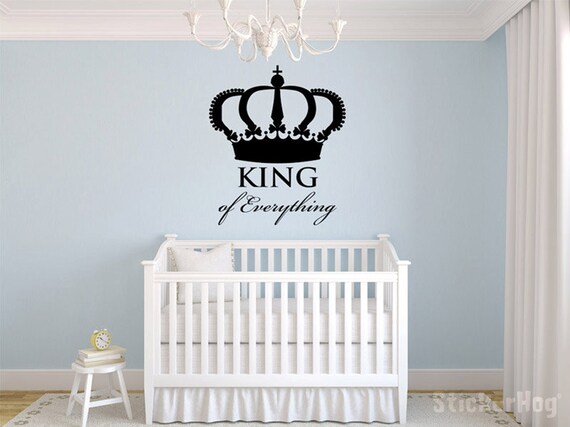 King Of Everything Crown Wall Decal Vinyl Sticker 29x25 - Crown Wall Decal King Of Everything Crown Wall Decal Vinyl Sticker 29x25 - Crown Wall Decal