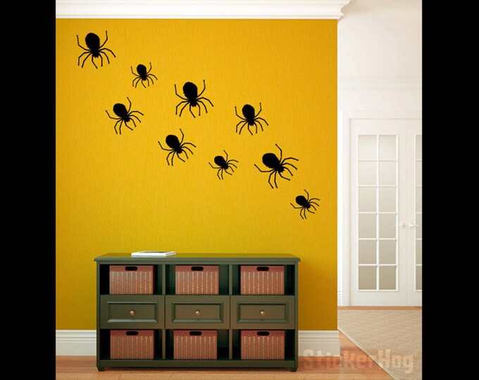 Spider Decals, Halloween Decal, Halloween, Halloween Wall Decal, Spider ...