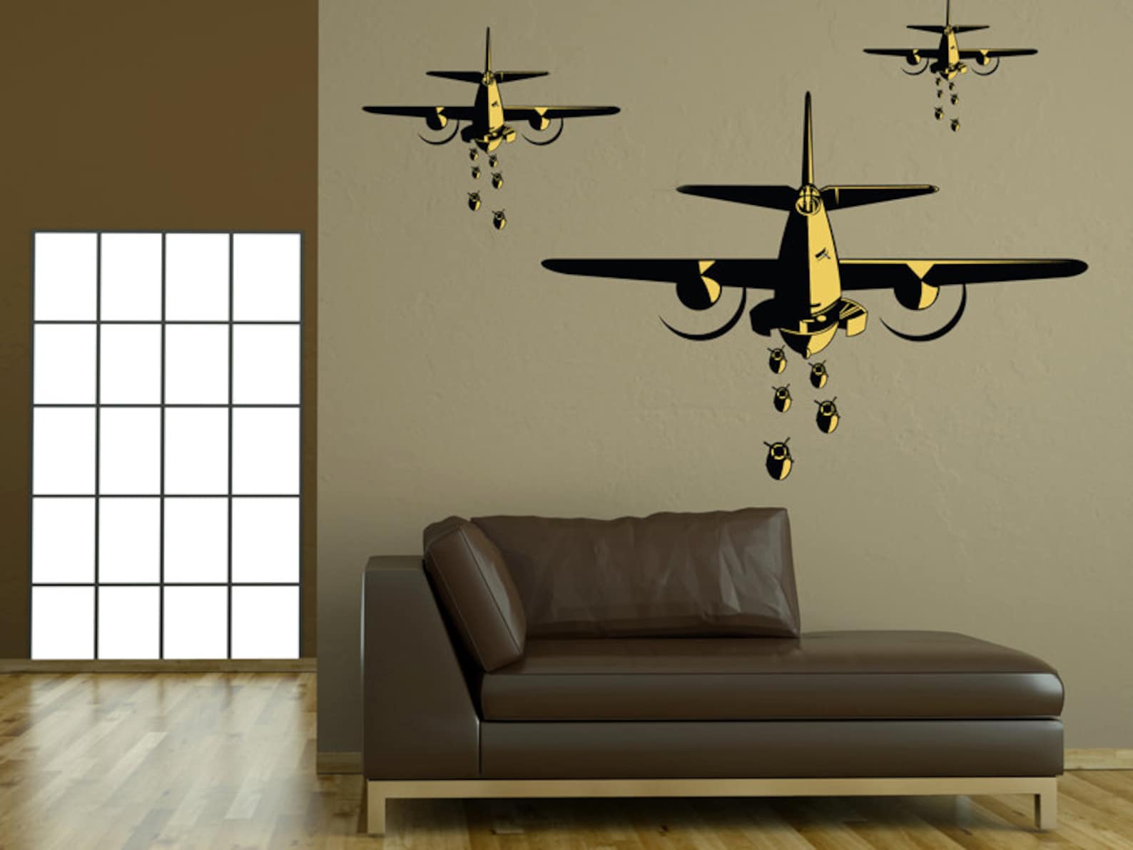 B-25 Bombers World War 2 Airplane Wall Decal Vinyl Aviation Sticker ...