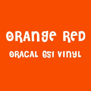 Oracal Adhesive Vinyl - Red Coral Oracal 951 Cast Vinyl Salmon Outdoor