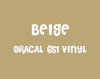 Oracal Beige Adhesive Vinyl - 651 high Performance Vinyl