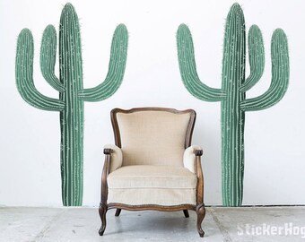 Cactus Desert Cacti Nature #1 Wall Decals Graphic Vinyl Sticker Bedroom ...