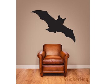 Halloween Large Bat Wall Decal Room Vinyl Wall Decal Graphics Living Room Bedroom Home Decor
