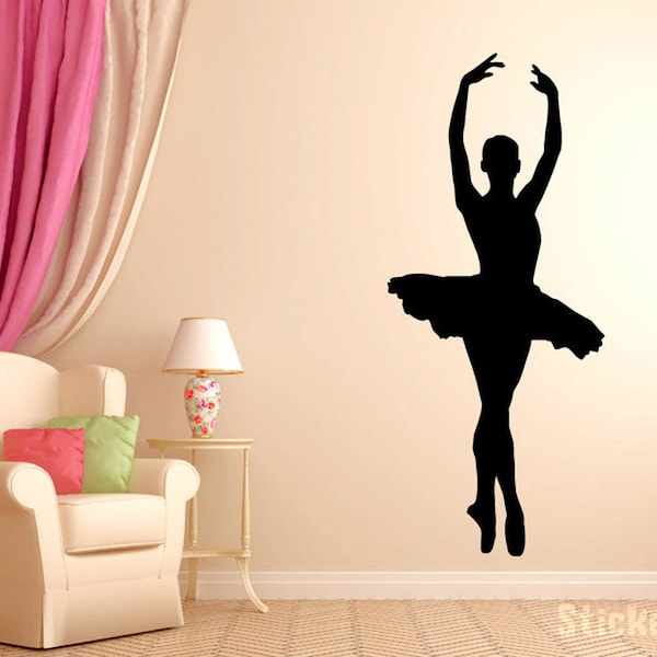 Ballerina Wall Decal Etsy