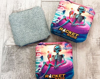 Stage 1 Shark Bait Paradise Carpet Cornhole Bags ACO Approved 5.5/9 speeds