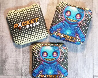 Yellow VooDoo Doll Cornhole Bags ACO Approved Season 20
