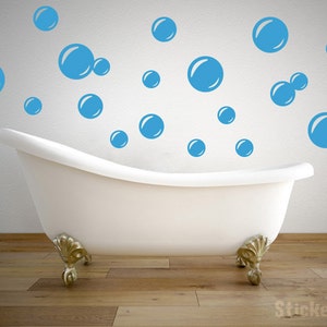 Bubbles Pattern Mini Wall Decals Graphic Vinyl Sticker Bedroom Wall Home Decor image 1