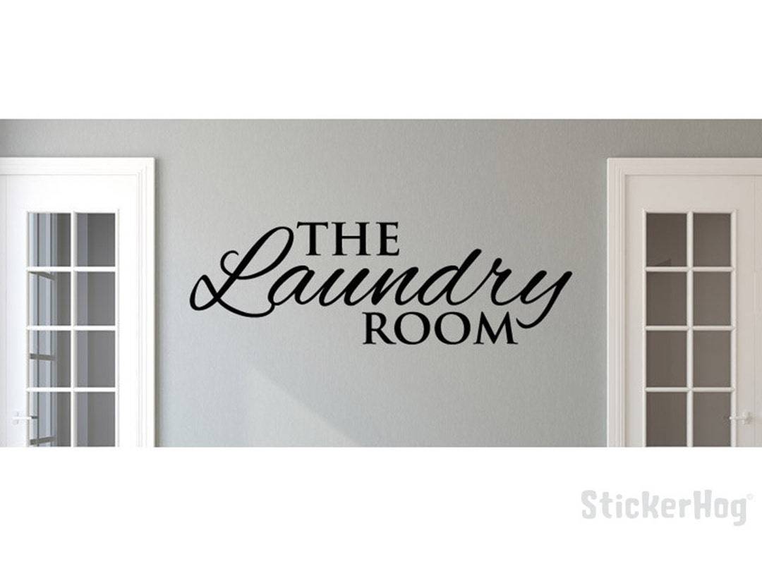 Laundry Room Vinyl Wall Decal #1 Graphics Home Decor - Etsy