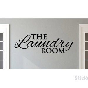Servicio de lavandería sala vinilo pared calcomanía 1 | Etsy