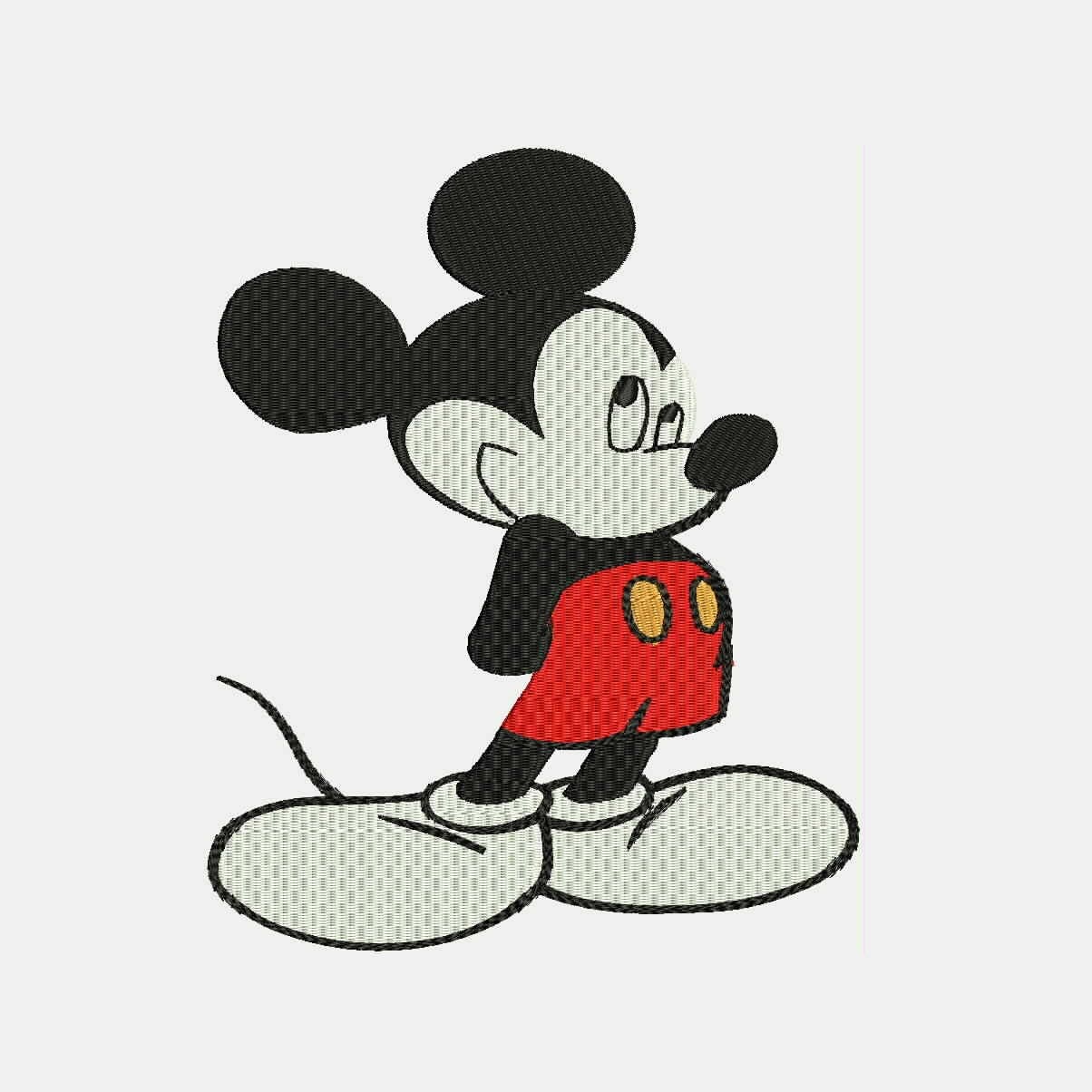 Mickey Mouse Machine Embroidery Designs Disney Cartoon Etsy