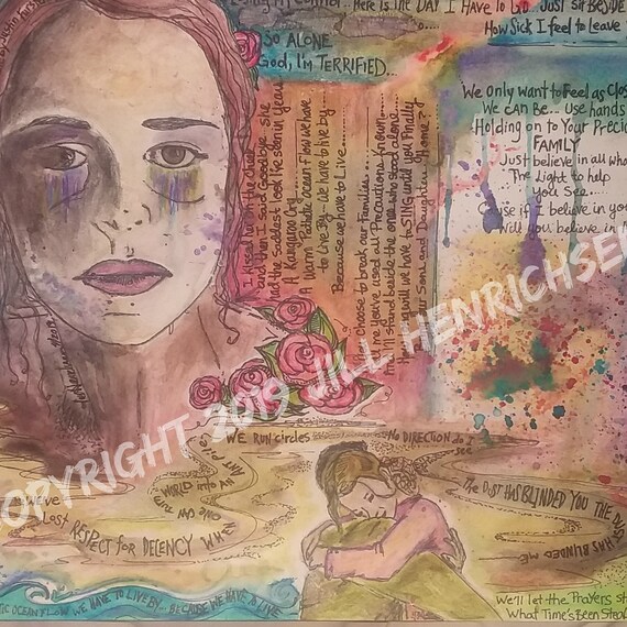 Blue October S Kangaroo Cry Lyrics Design Etsy