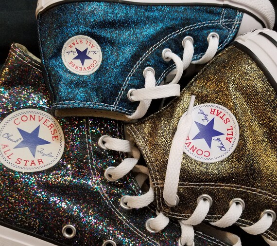 Sparkly on sale baby converse