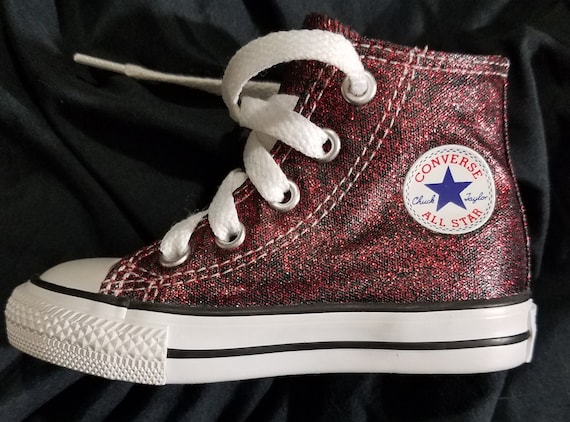 WOMEN SIZE Handpainted and Washable Glitter sparkle Converse Chuck Taylors Etsy UK