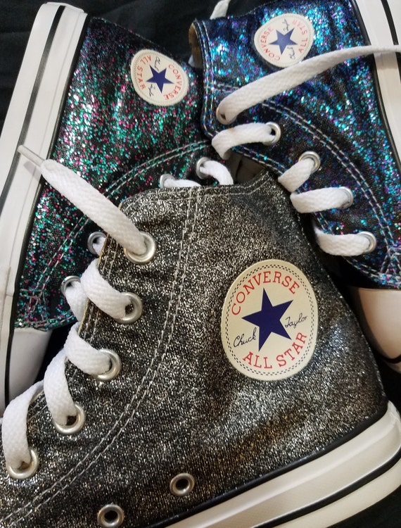 glitter converse etsy