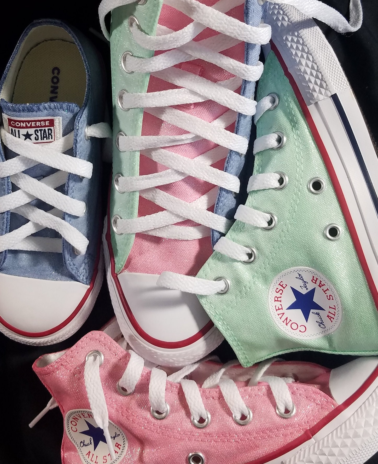 Pastel Converse - Etsy