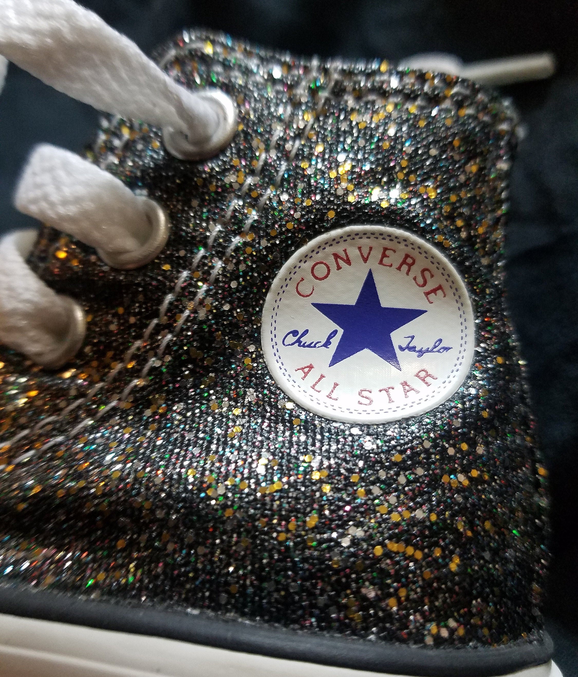 Converse top glitter muffin