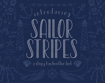 Sailor Stripes San Serif Font