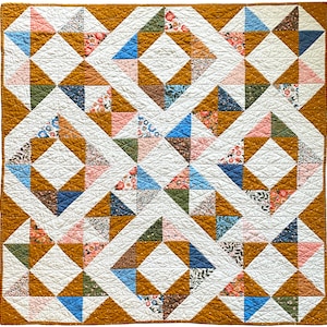 Oh So Charming Quilt - Charm Pack Friendly Quilt - Fat Quarters - Scraps - Spoonflower Fill-a-Yard