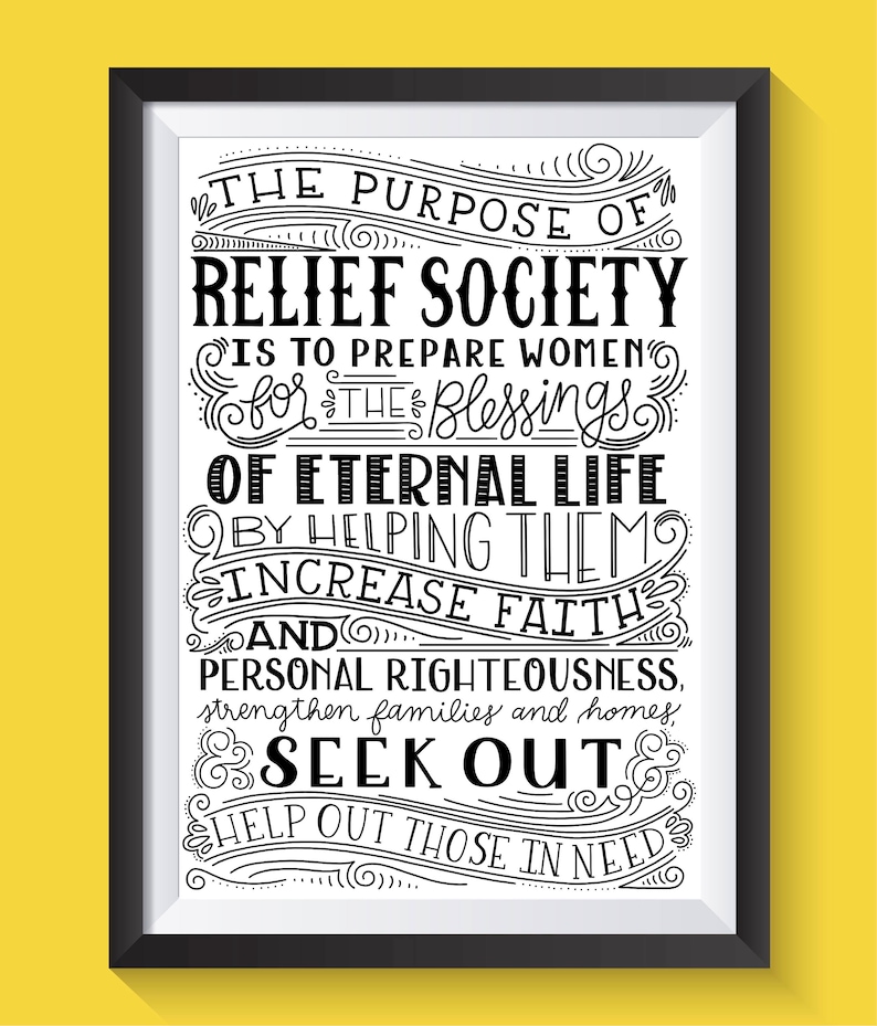 Free Lds Printables Relief Society Images and Photos finder