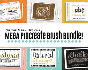 On the Mark Designs Mega Procreate Brush Bundle!