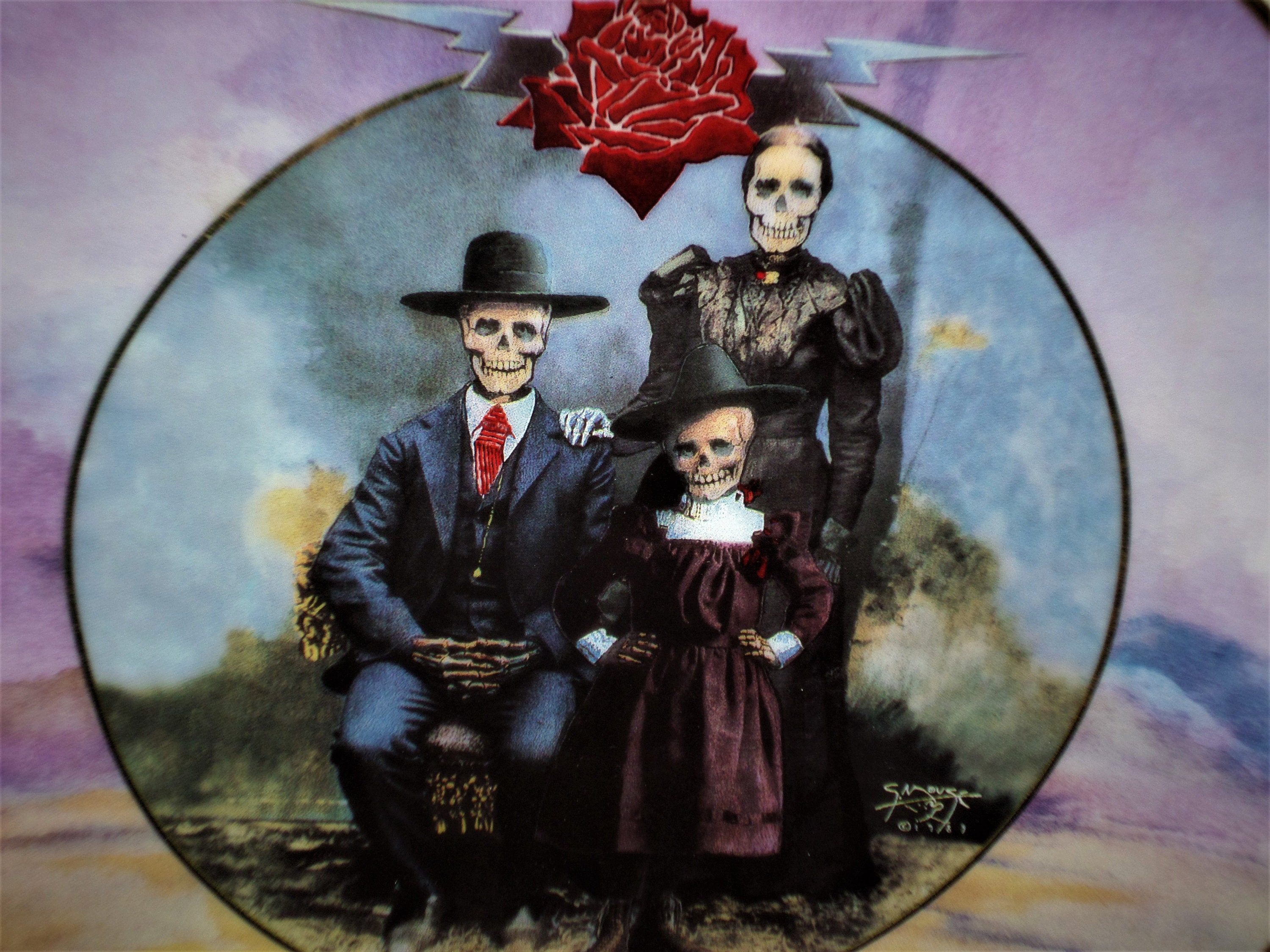 Grateful Dead Family Album Collector Plate Rimmed In 24K Etsy