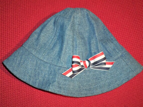 baby denim bucket hat