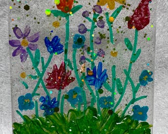 Springtime meadow flowers, springtime nightlight, meadow flowers nightlight,flower nightlight,floral nightlight, flowery meadow,flower decor