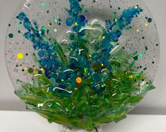Bluebonnet nightlight, Texas Bluebonnet nightlight, Texas state flower, wildflower night light, Plug in nightlight,Bluebonnet fields, art