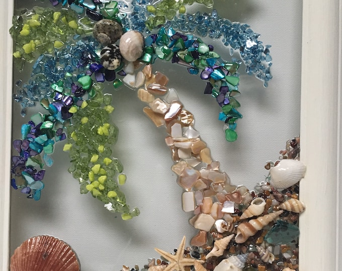 Tropical Palm Tree Decor, Palm Tree Resin Window, Palm Tree Wall Art