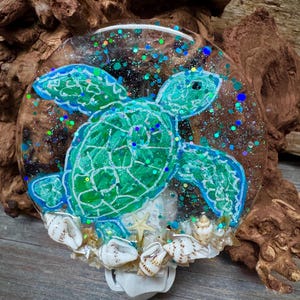 Turtle night light, Sea Turtle night light, coastal nightlight, plug in nightlight, Sea turtle decor, Seashore decor, TURTLE light, ocean