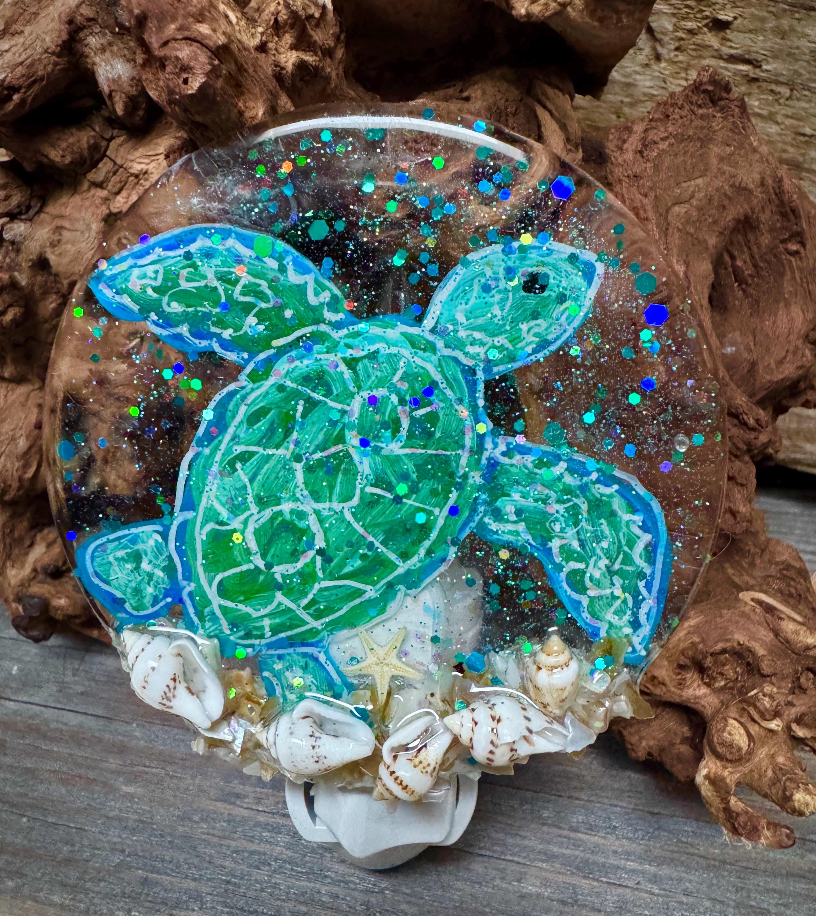 Turtle Night Light, Sea Turtle Night Light, Coastal Nightlight