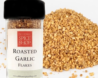 Roasted Garlic Flakes, Gourmet Spice for Foodies
