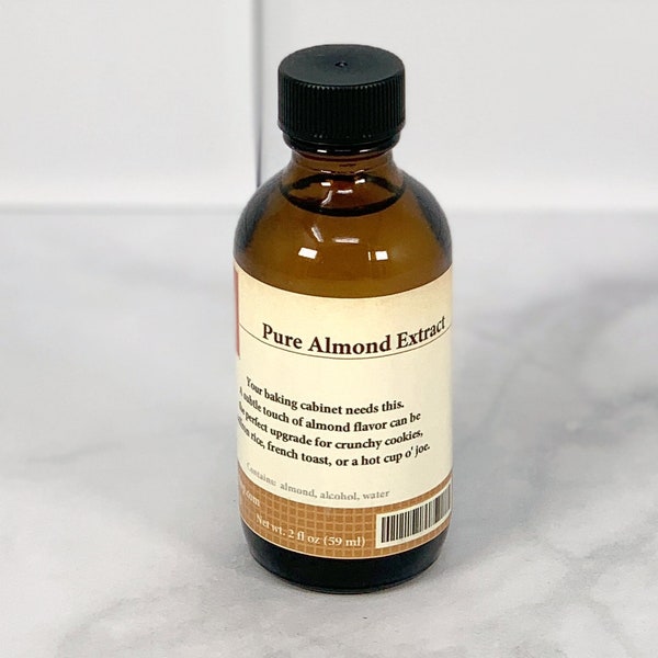 Pure Almond Extract, Almond Flavoring, Baking Emulsion