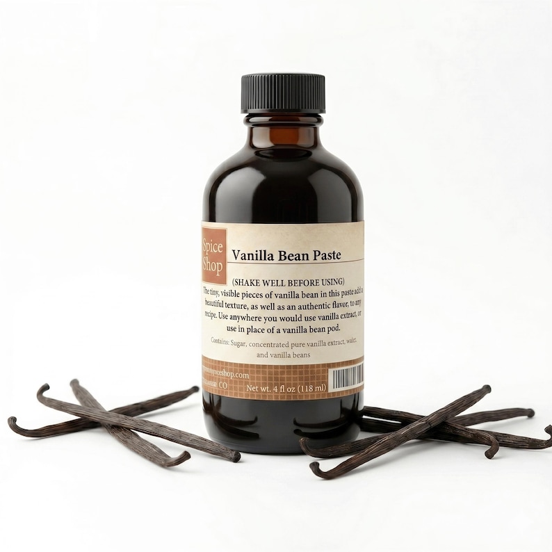 Vanilla bean paste with beans