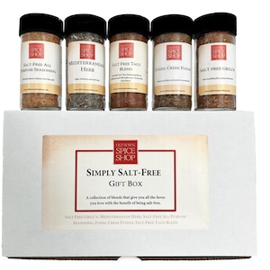 Simply Salt-Free Gift Box, Gourmet Spices, Gift for Mom or Dad