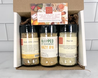 Hop Trio Gift Box, Beer Seasonings, Gourmet Spices
