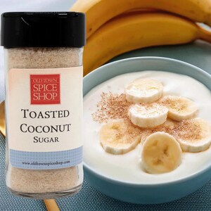 Toasted Coconut Sugar, Cocktail Rimmer Sugar, Gourmet Baking