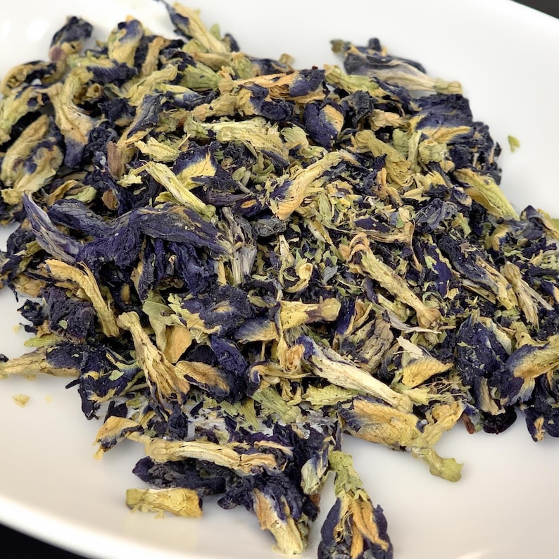 Butterfly Pea Flowers, Natural Blue Food Coloring, Edible Petals zdjęcie 1