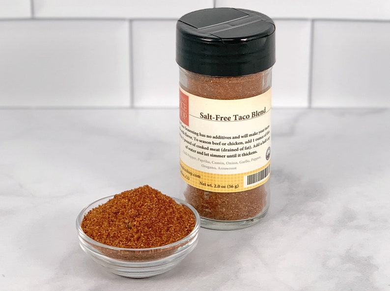 Salt Free Taco Blend Taco Seasoning Mexican Spices Gift for image 2