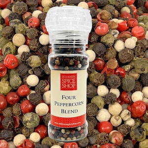 Gourmet Four Peppercorn Blend: Whole Peppercorns, Gift for Foodie