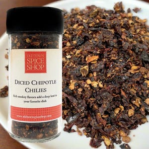Diced Chipotle Chiles, Dried Chilis, Mexican Chilies